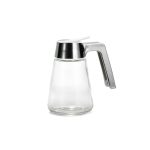TC - GLASS SYRUP DISPENSER WITH ABS TOP 12 x 8.4 x 14 CM / 355 ML