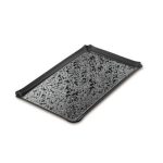 GB - ONDA PEBBLE MEDIUM PRESENTATION TRAY 18 x 30 CM BLACK
