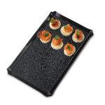 GB - ONDA PEBBLE LARGE PRESENTATION TRAY 30 x 40 CM BLACK - Image 2