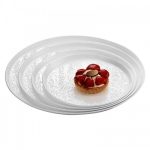 GB - ONDA PEBBLE TRAY ROUND ⌀35 CM WHITE