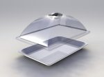 GB - LONG PLATTER BLACK + DOME COVER 32 x 21 CM - Image 2