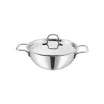 KRAFT - TRIPLY KADAI WITH ST/ST LID 24 CM