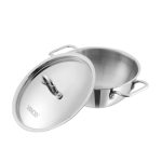 KRAFT - TRIPLY KADAI WITH ST/ST LID 34 CM - Image 2