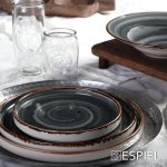 *DISCONTINUED - ESPIEL - STEP PRESENTATION TERRA GREY PLATE 26 CM - Image 3