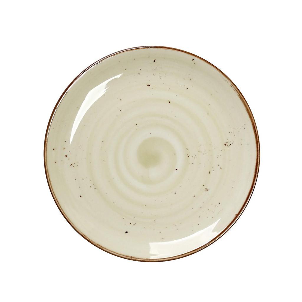 TLH102K6.jpg ESPIEL - TERRA GREEN FLATE PLATE 24.5 CM - Image 1