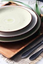ESPIEL - TERRA GREEN FLATE PLATE 24.5 CM - Image 2