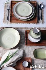 ESPIEL - TERRA GREEN FLATE PLATE 24.5 CM - Image 4
