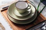 ESPIEL - TERRA GREEN OVAL PLATE 36 x 24.5 x 2.5 CM - Image 2