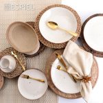 *DISCONTINUED - ESPIEL - TERRA CREAM MIGHTY CUP WITH SAUCER 16 x 8 CM / 350 ML - Image 3