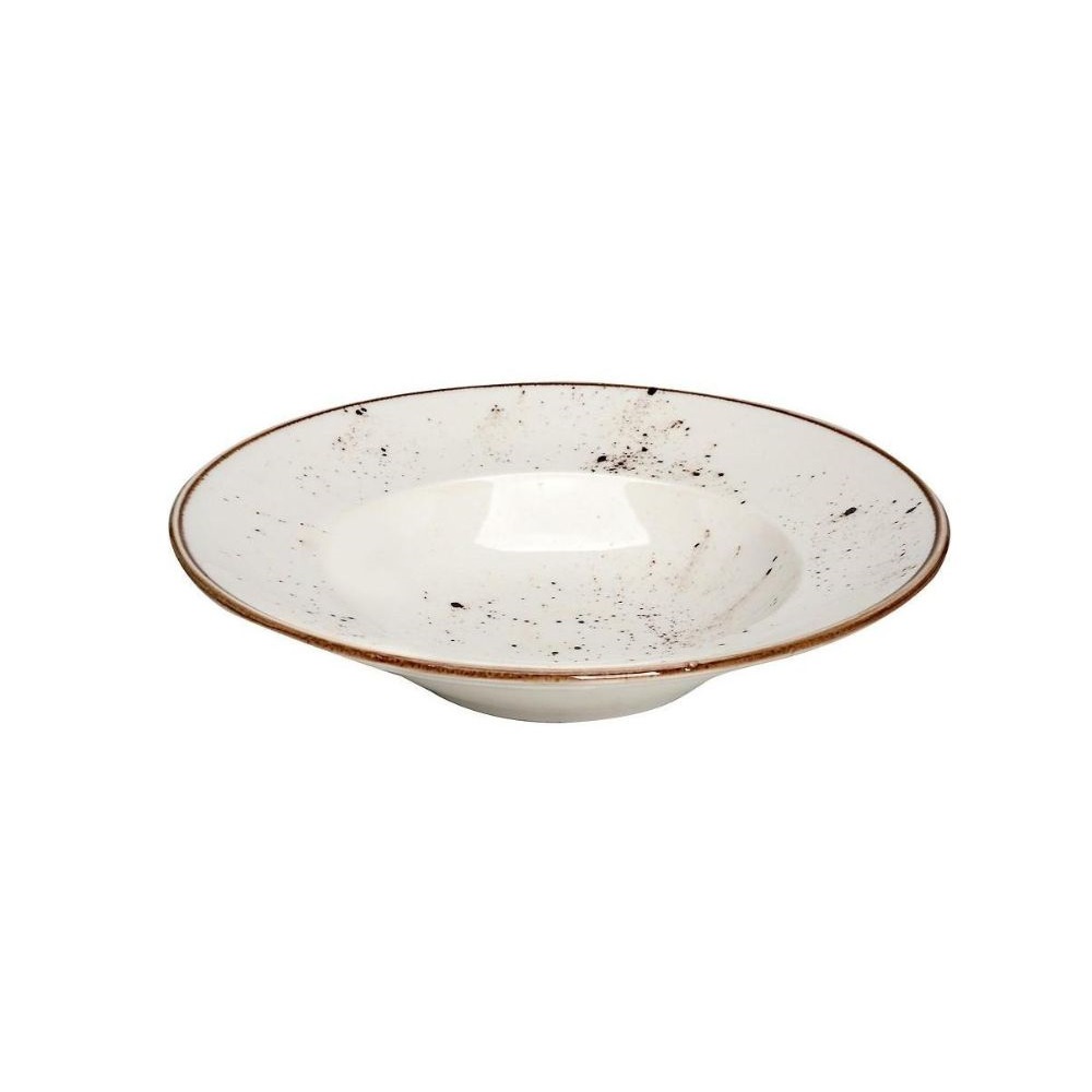 TLK120K6.jpg *DISCONTINUED - ESPIEL - TERRA CREAM PASTA PLATE 27 x 5.5 CM - Image 1