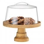 GB - CAKE STAND BIRCH WOOD ⌀25 x 12 CM NATURAL