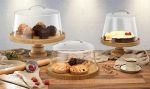 GB - CAKE STAND BIRCH WOOD ⌀25 x 12 CM NATURAL - Image 2