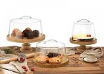 GB - CAKE STAND BIRCH WOOD ⌀30 x 12 CM NATURAL - Image 2