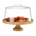 GB - CAKE STAND BIRCH WOOD ⌀30 x 8 CM NATURAL