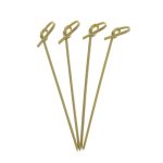 BAMBOO KNOTTED PICK 15 CM - 100 PCS