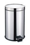 ST/ST DUST BIN 20 LT ROUND 16626