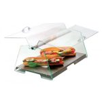 GB - CONTEMPORARY SINGLE LEVEL SHOW CASE WITH TILT DOORS AND ST/ST BASE 50 x 30 x 22 CM - Image 2