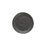 TOGNANA - VULCANIA BLACK BUTTER PLATE 10 CM