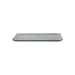 TOGNANA - VULCANIA BLACK STEAK PLATE 26.5 x 13 CM