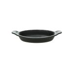 TOGNANA - VULCANIA BLACK OVAL BAKING DISH 20.5 CM