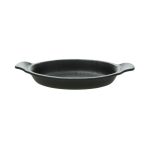 TOGNANA - VULCANIA BLACK OVAL BAKING DISH 28 CM