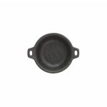 TOGNANA - VULCANIA BLACK ROUND PAN WITH TWO HANDLES 12 CM