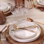 ESPIEL - ROUND WOOD TRAY NATURAL 30 x 28 x 4 CM - Image 5