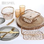 ESPIEL - ROUND WOOD TRAY NATURAL 35 x 32 x 3.5 CM - Image 2