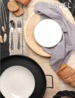 ESPIEL - WOODEN ROUND TRAY NATURAL 40 x 4 CM - Image 2