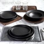 ESPIEL - WOODEN TRAY BROWN 34 x 16 x 2 CM 247157 - Image 2