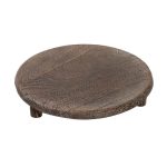 ESPIEL - WOODEN ROUND TRAY BROWN 30 x 5.5 CM