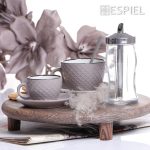 ESPIEL - WOODEN ROUND TRAY BROWN 30 x 5.5 CM - Image 3