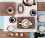 ESPIEL - WODDEN TRAY BROWN WITH FEET 30 x 20 x 5.7 CM 247218 - Image 3