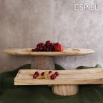 *DISCONTINUED - ESPIEL - WOODEN TRAY NATURAL FOOTED RECTANGULAR 70 x 30 x 13 CM - Image 2
