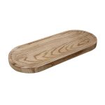 ESPIEL - WOODEN TRAY NATURAL OVAL 70 x 30 x 4 CM