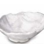 *DISCONTINUED - GC - WHITE MELAMINE SLANTED GROOVY SALAD BOWL 27 CM