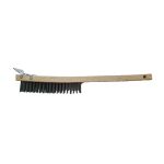 NOV - WOODEN GRILL BRUSH 36 x 2.5 CM
