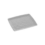 XM - PRESENTATION PLATTER RECTANGULAR MELAMINE GREY MATT 26.5 x 32.5 CM