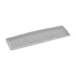 XM - PRESENTATION PLATTER RECTANGULAR MELAMINE GREY MATT 53 x 16.5 CM
