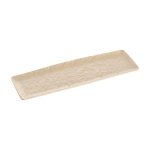 XM - PRESENTATION PLATTER RECTANGULAR MELAMINE BEIGE MATT 53 x 16.5 CM