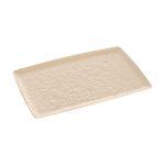 XM - PRESENTATION PLATTER RECTANGULAR MELAMINE BEIGE MATT 52.5 x 33 CM