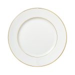 DOT - GOLDEN RIM WHITE DINNER PLATE 27 CM