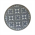 ID FINE - SEVILLE NAVY FLAT PLATE 25 CM