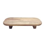 ASH - ACACIA WOOD FOOTED RISER 36 x 15 x 5 CM