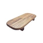 ASH - ACACIA WOOD FOOTED RISER 36 x 15 x 5 CM - Image 2