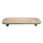 ASH - ACACIA WOOD FOOTED RISER 50 x 15 x 5 CM