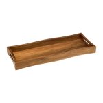 XM - ACACIA SERVING TRAY IRREGULAR SIDES 60.3 x 23 x 5.3 CM