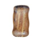 ASH - ACACIA WOOD SERVING TRAY WITH METAL FEET 40 x 20 x 9 CM - Image 3