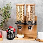 GB - VARIO TWIN CEREAL DISPENSER 2 x 6 L BEECH WOOD BASE - Image 2