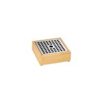 GB - DRIP TRAY SQUARE WITH ST/ST GRILL WOOD